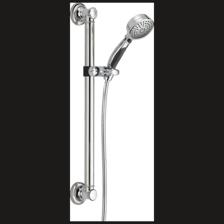 Delta ActivTouch 9-Setting Hand Shower with Traditional Slide Bar / Grab Bar 51900